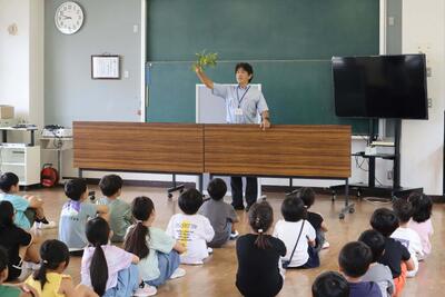 ２学期が始まりました。44人全員の元気を見ることができてうれしかったです。